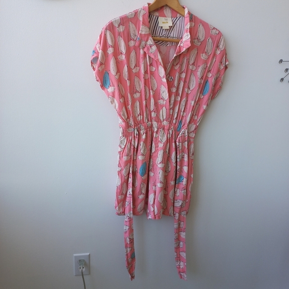 Maeve Anthropologie Women's Tourista Sailboat Romper Size 6 US - Picture 4 of 17